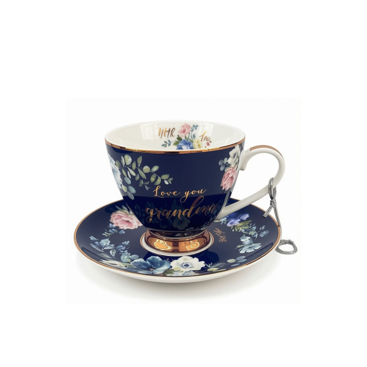 Love You Grandma tea cup and saucer set