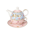 Loveliest Mum Tea for One stackable teapot and cup set