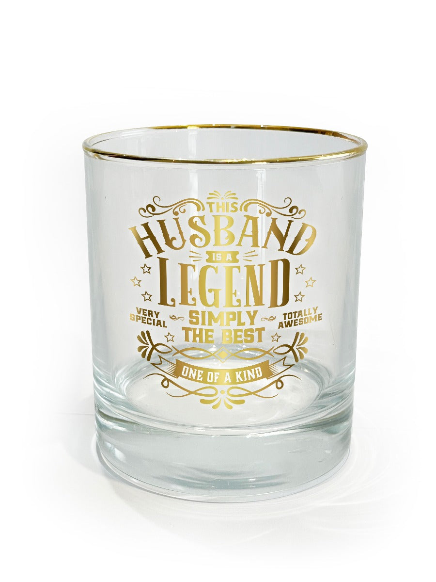 Birthday Glass - Legend<br> HUSBAND