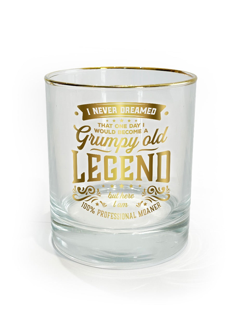 Birthday Glass - Legend<br> GRUMPY
