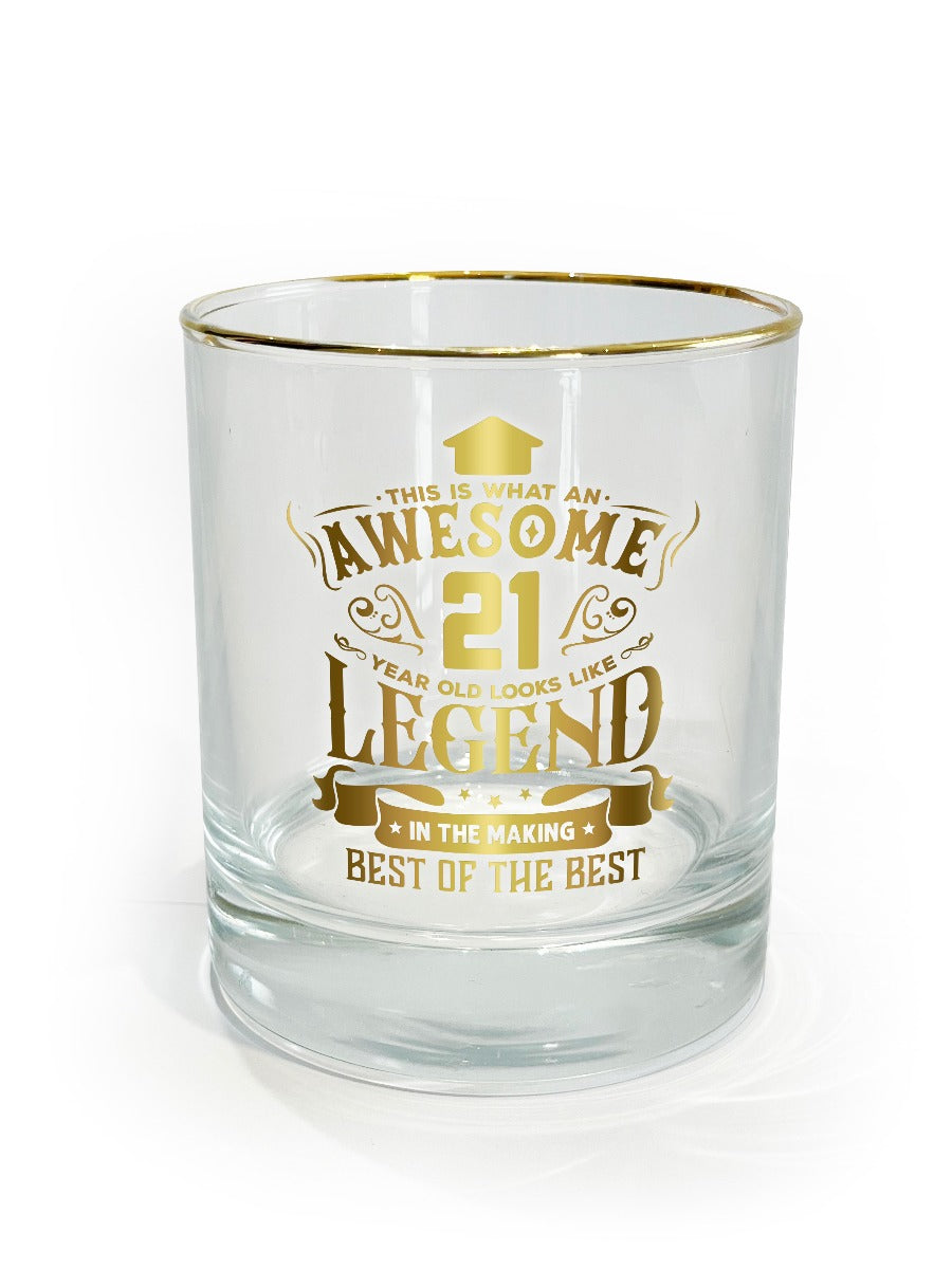Birthday Glass - Legend<br>21