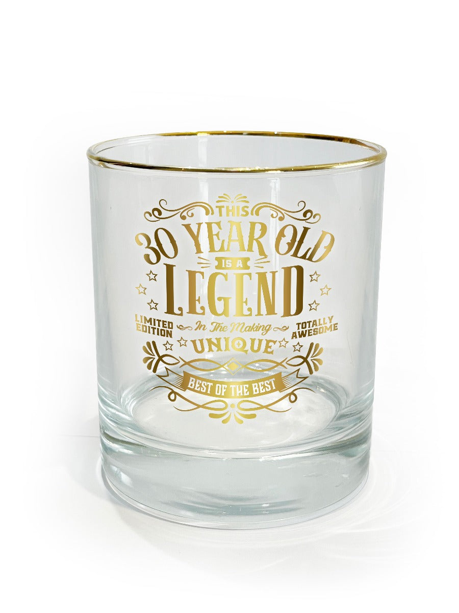 Birthday Glass - Legend<br> 30