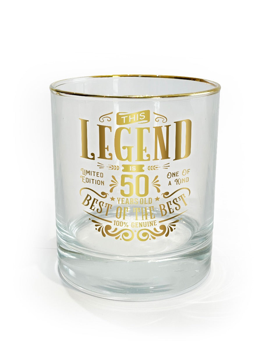 Birthday Glass - Legend<br> 50