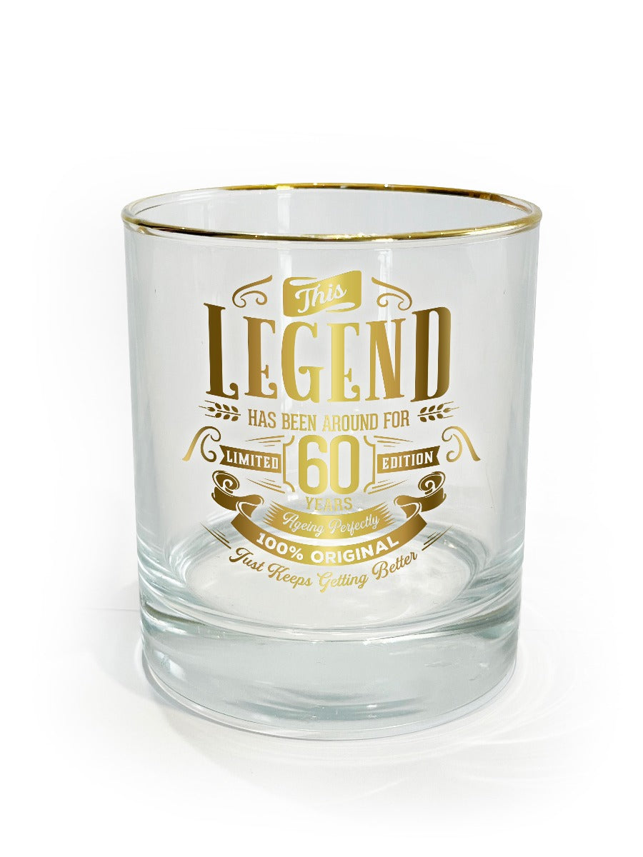 Birthday Glass - Legend<br> 60