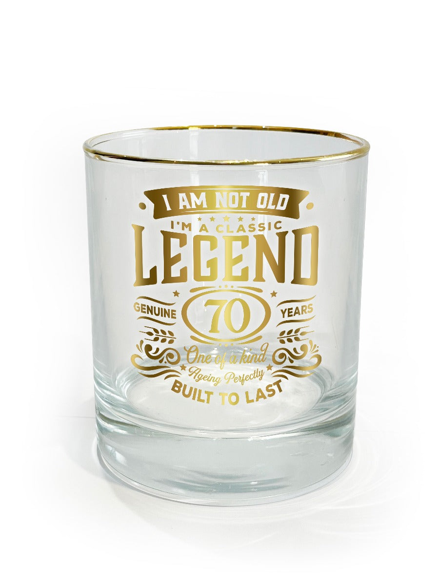 Birthday Glass - Legend<br> 70
