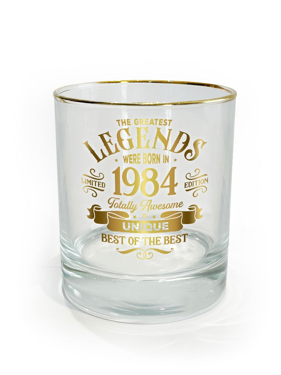 Birthday Glass - Legend<br> 1984