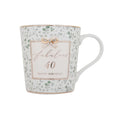 Close-up of 40th birthday detailing on Madelaine mug