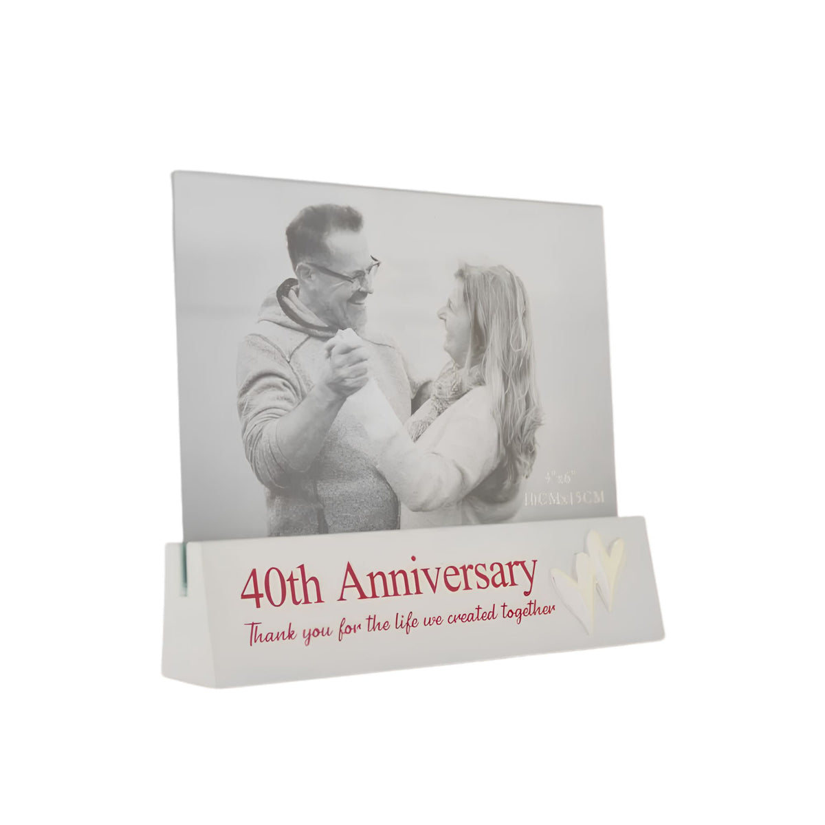 Memories 40th Anniversary Frame, holds a 6x4 photo