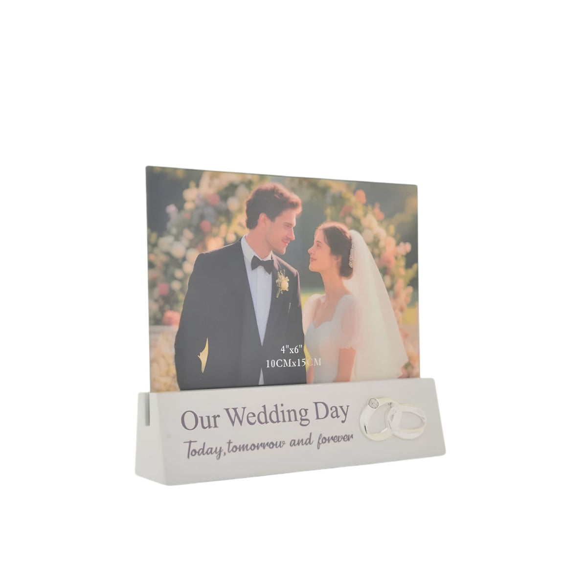 Memories Wedding Day Frame, holds a 6x4 photo