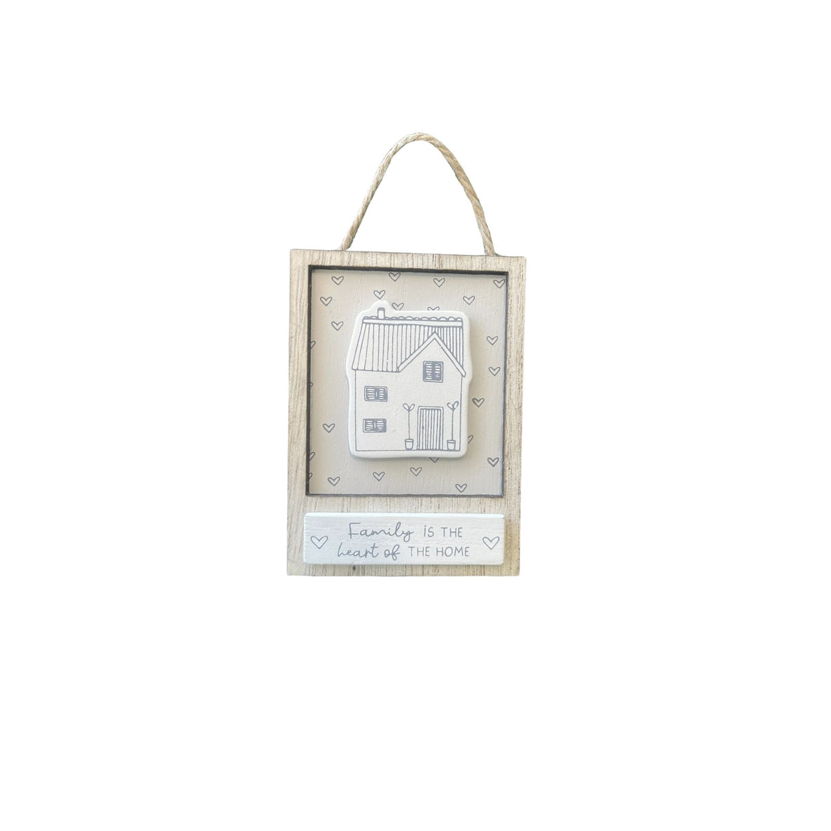 Moments Mini Hanging Plaque - Family design