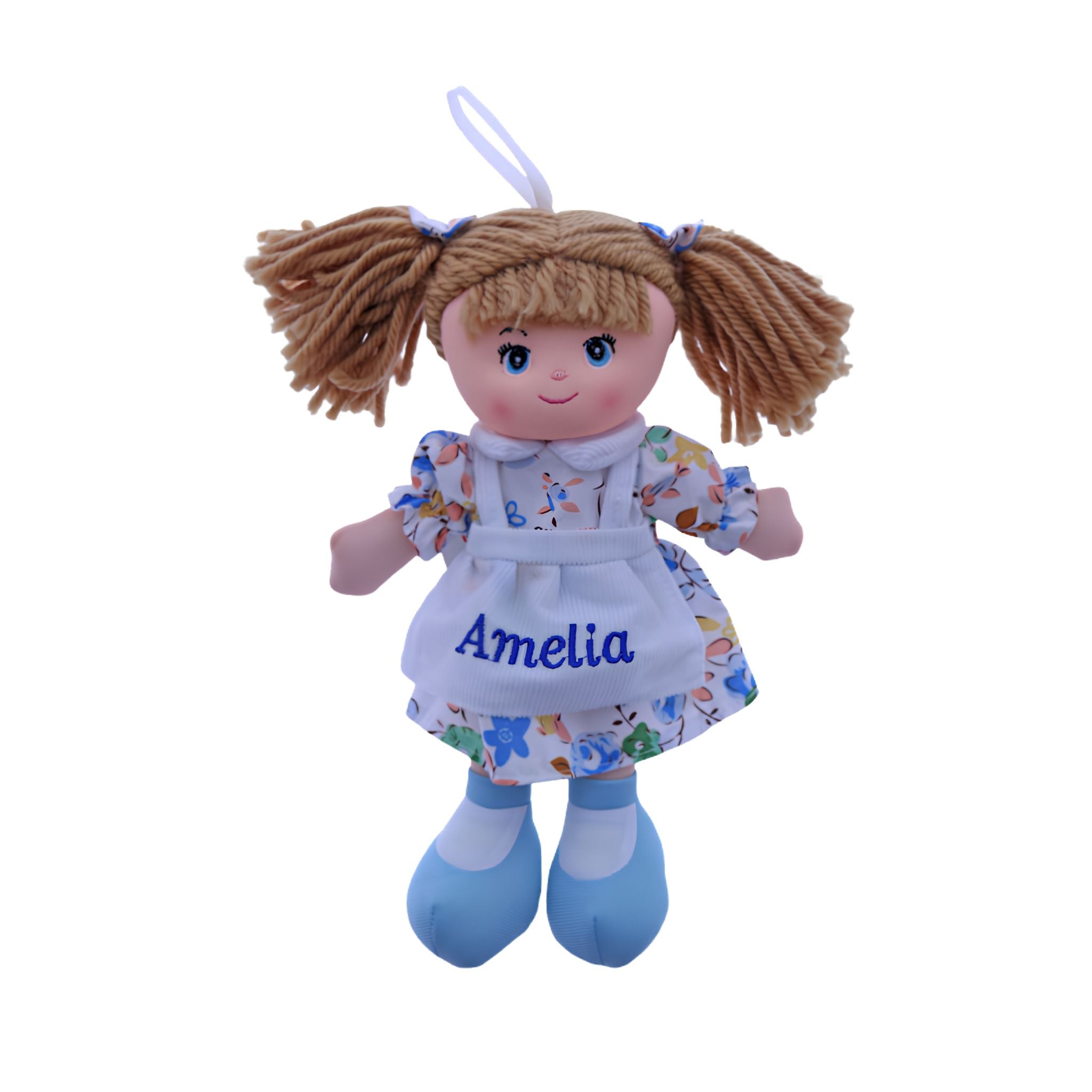 My Little Friend Doll Amelia – soft embroidered plush toy 30cm, Eve's Cards & Gifts