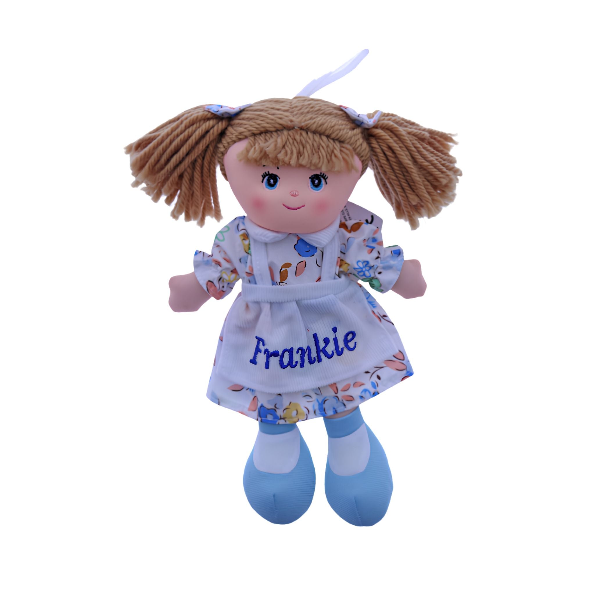 My Little Friend Doll Frankie – soft embroidered plush toy 30cm, Eve's Cards & Gifts
