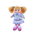 My Little Friend Doll I Love You – soft embroidered plush toy 30cm, Eve's Cards & Gifts