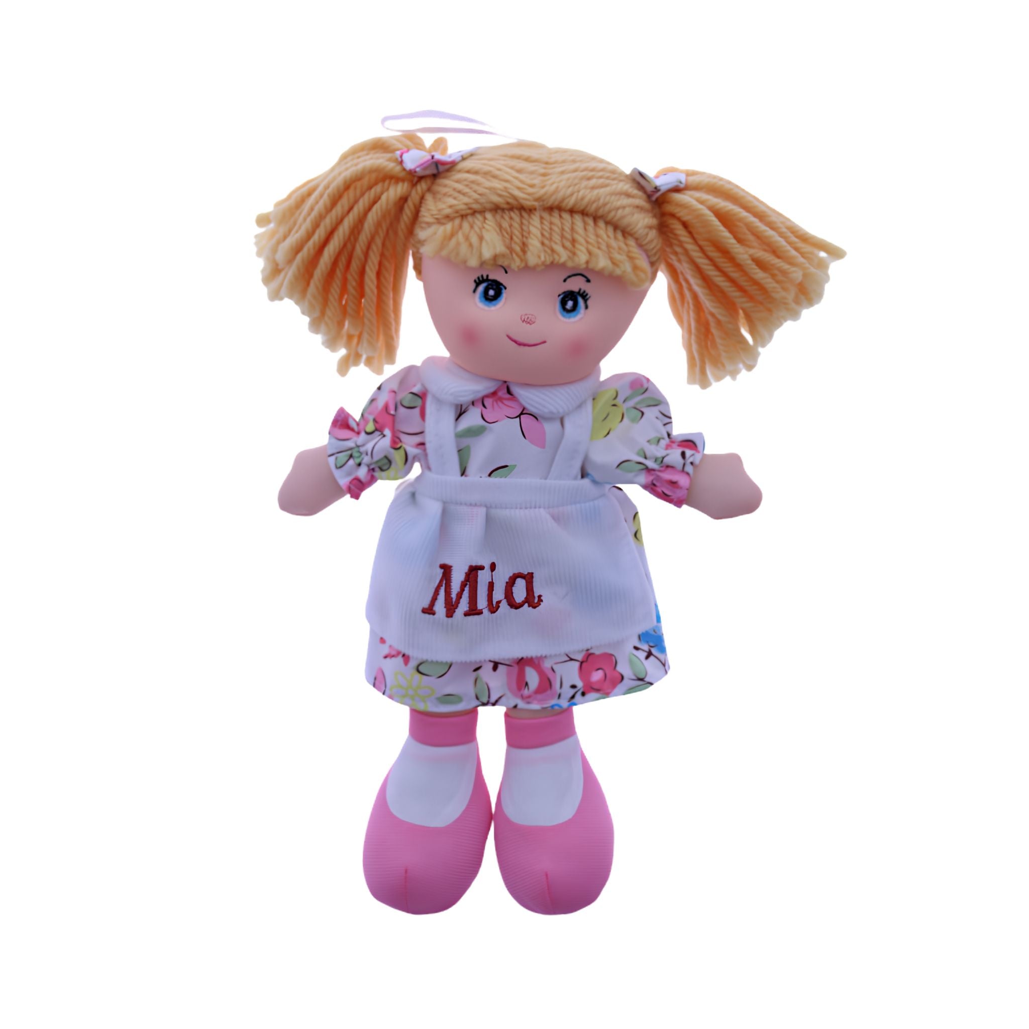 My Little Friend Doll Mia – soft embroidered plush toy 30cm, Eve's Cards & Gifts