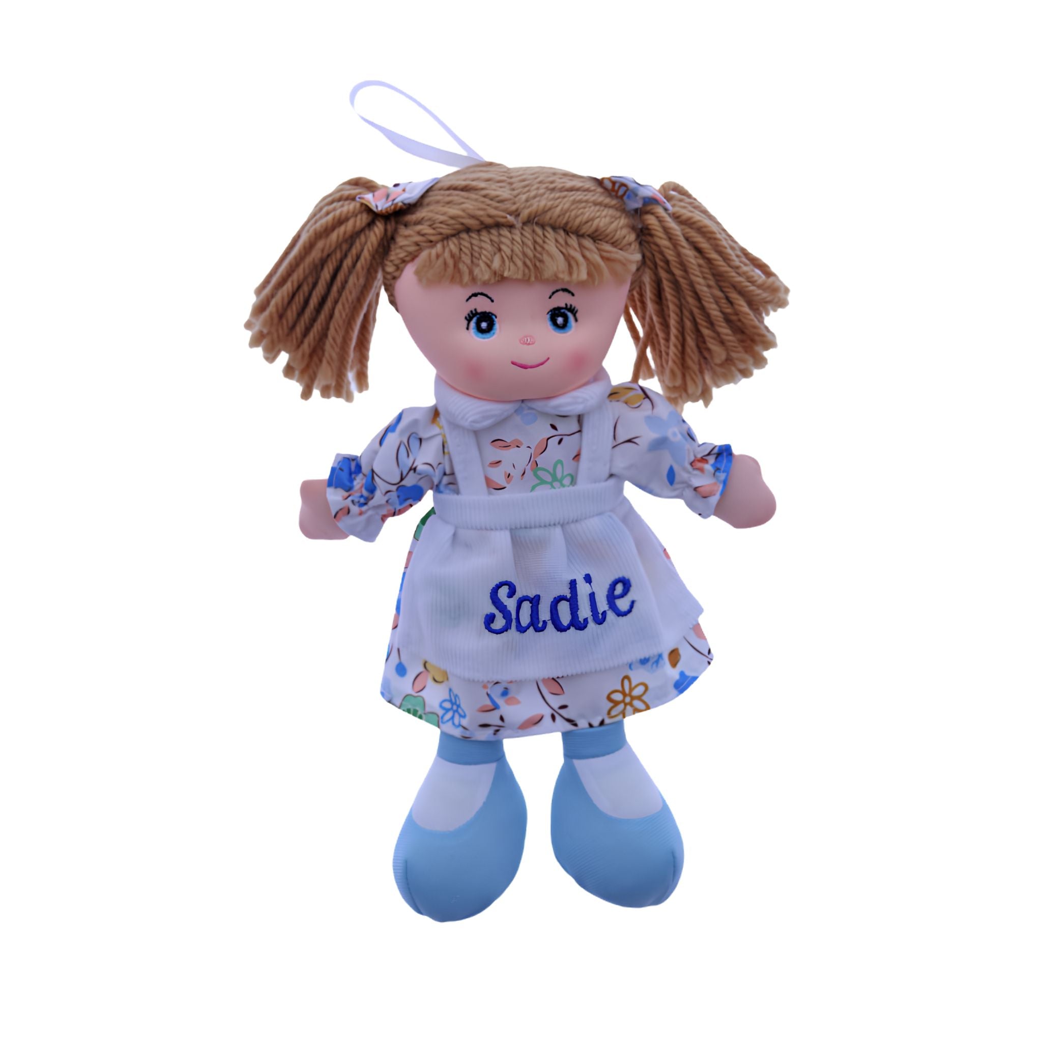 My Little Friend Doll Sadie – soft embroidered plush toy 30cm, Eve's Cards & Gifts