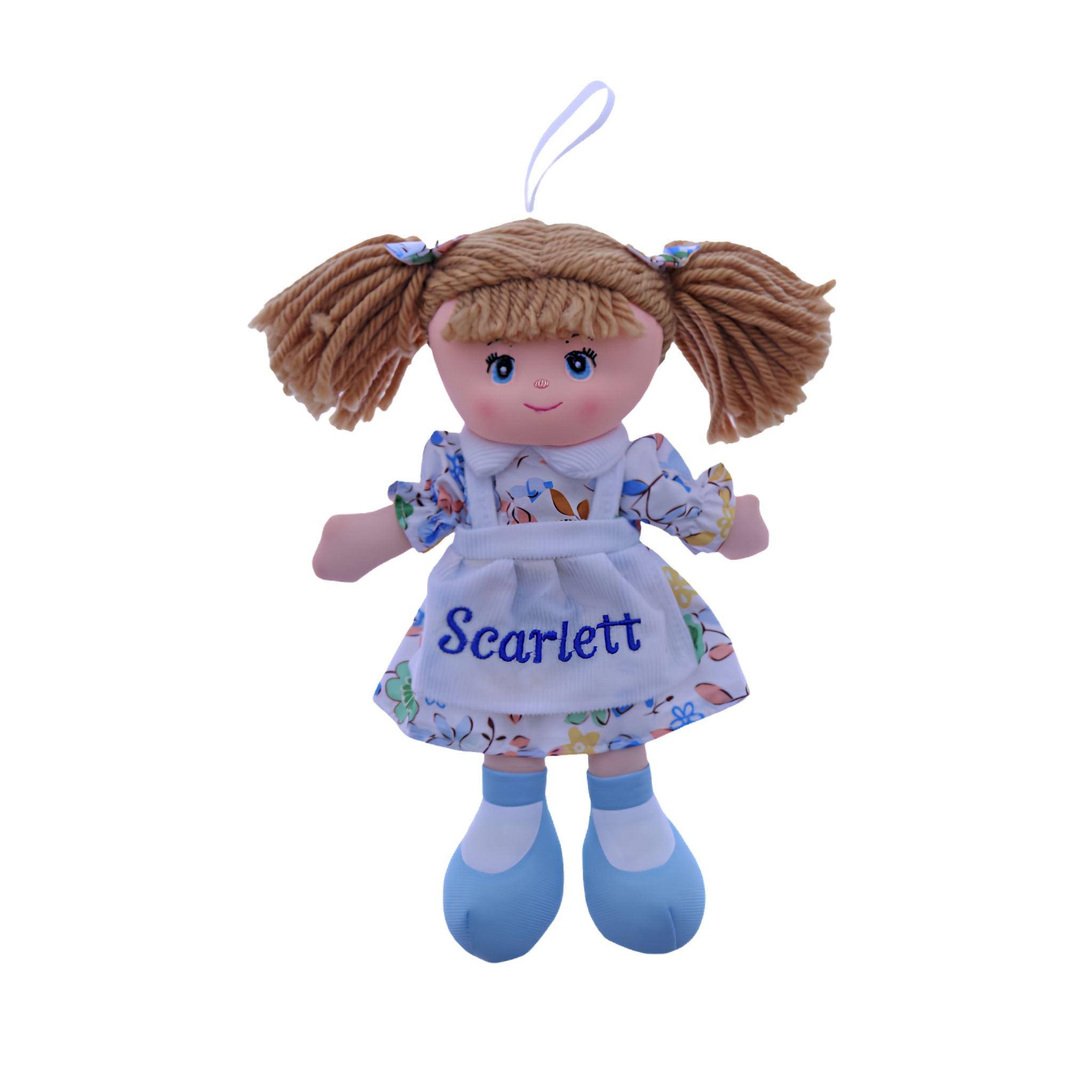 My Little Friend Doll Scarlett – soft embroidered plush toy 30cm, Eve's Cards & Gifts