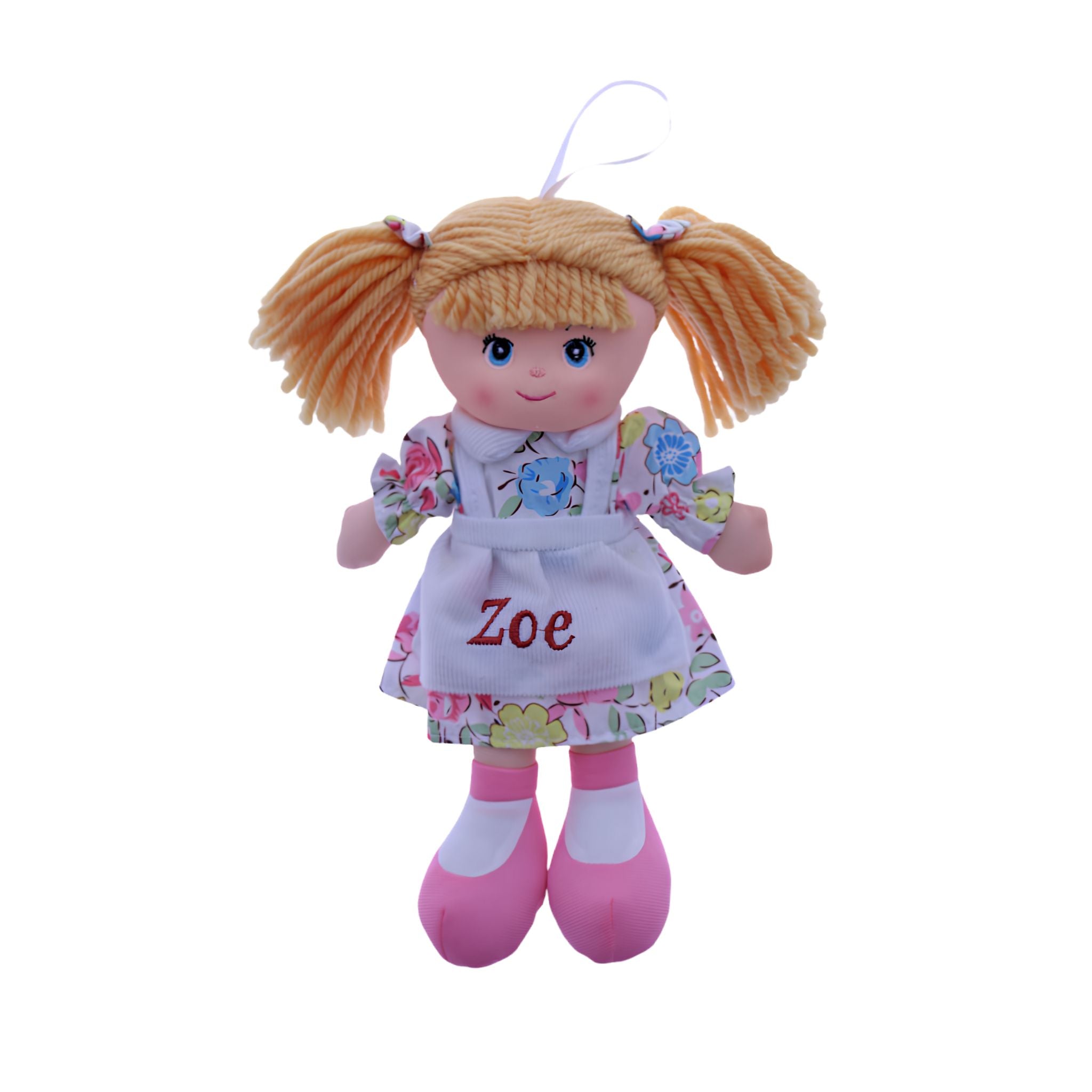 My Little Friend Doll Zoe – soft embroidered plush toy 30cm, Eve's Cards & Gifts