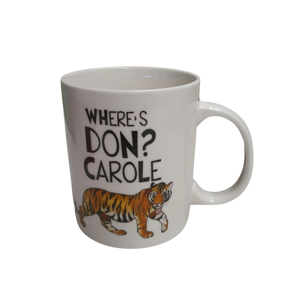 Novelty Tiger King themed mug, 350ml