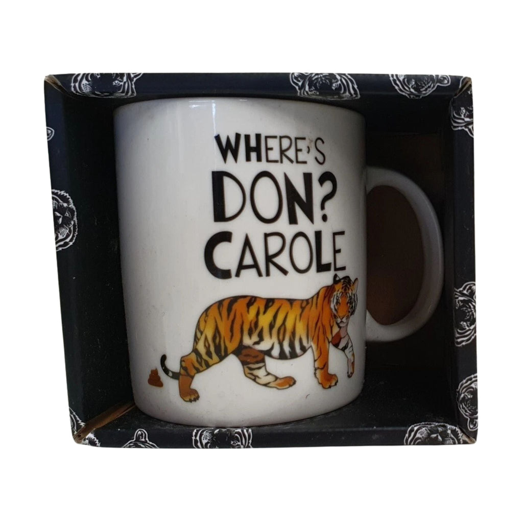Novelty Tiger King themed mug