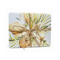 Palomino Placemats Set of 6, cockatoo and palm frond design