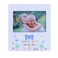Pop Love You Kid 6x4 frame with kid-art design, Father's Day gift