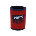 Pop's Beer Stubby neoprene cooler, Father's Day gift