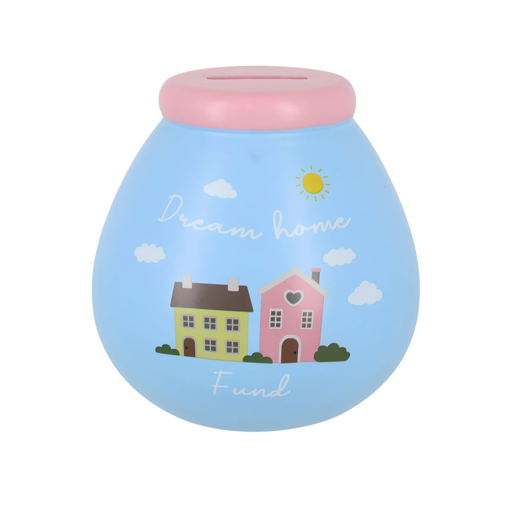 Pot of Dreams Dream Home ceramic money pot