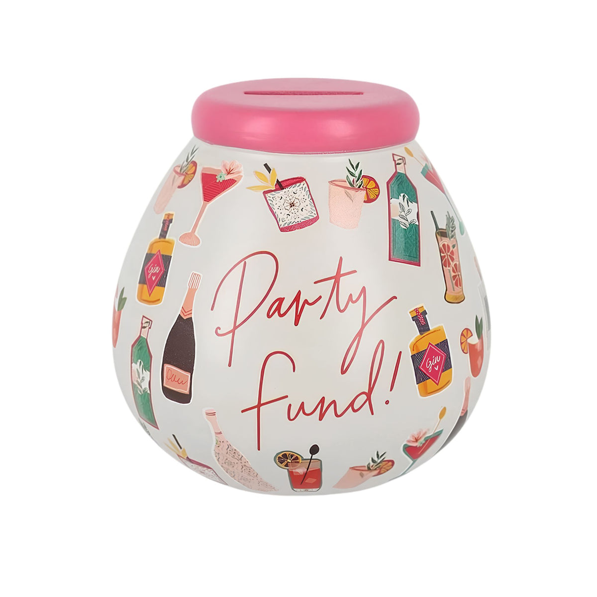 Pot of Dreams Party Fund ceramic money pot