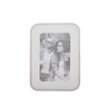 Silver Curve Frame, holds a 4x6 photo