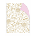 WRAP FLD AUSTRALIAN BOTANIC GOLD ON WHITE