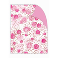 WRAP FLD HELLO NEON PINK BUBBLES