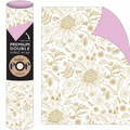 WRAP ROLL GOLDEN BOTANICS ON WHITE