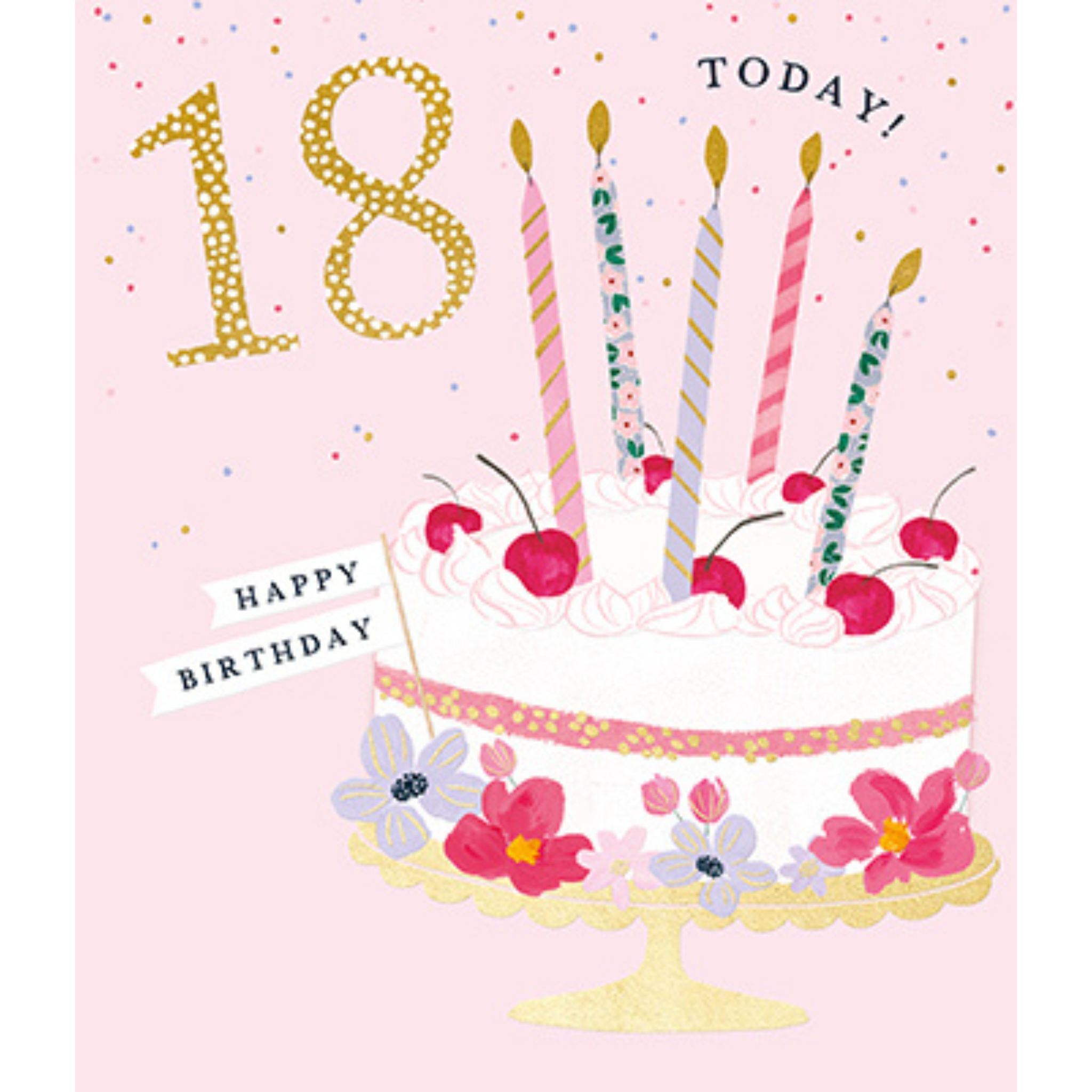 CARD PL ABDY 18 FEMALE CAKE STAND