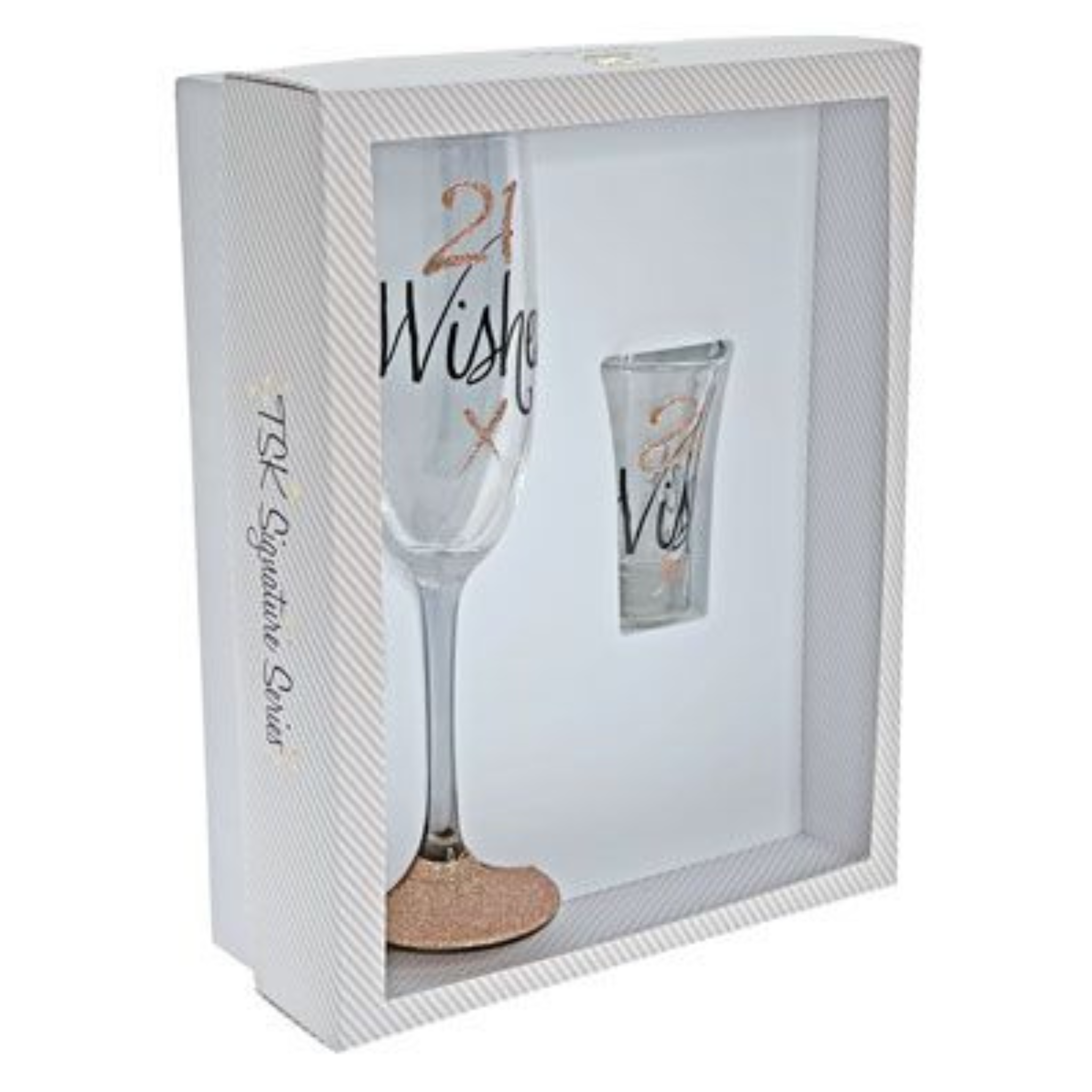 21 WISHES ROSE GOLD SHOT/FLUTE