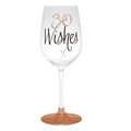 30 WISHES ROSE GOLD WINE GLASS