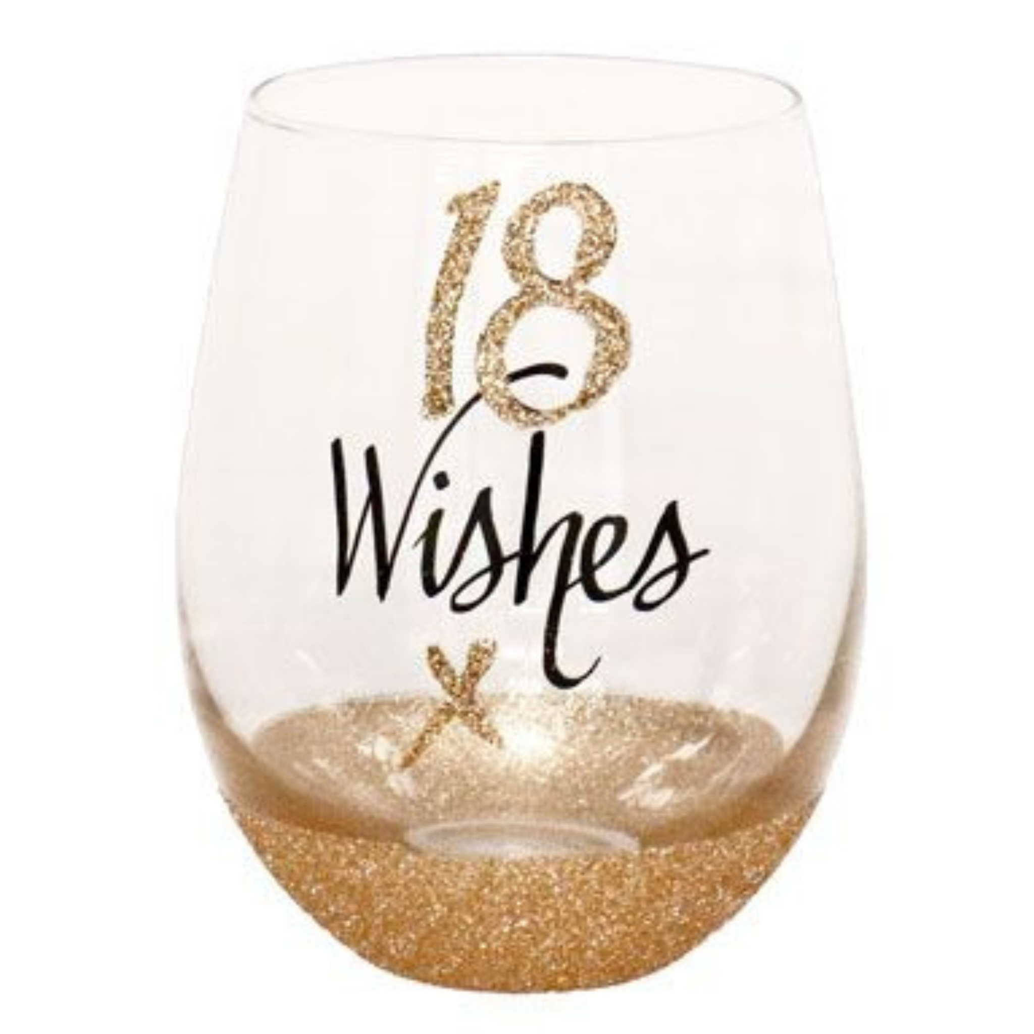 18 WISHES STEMLESS WINE GLASS