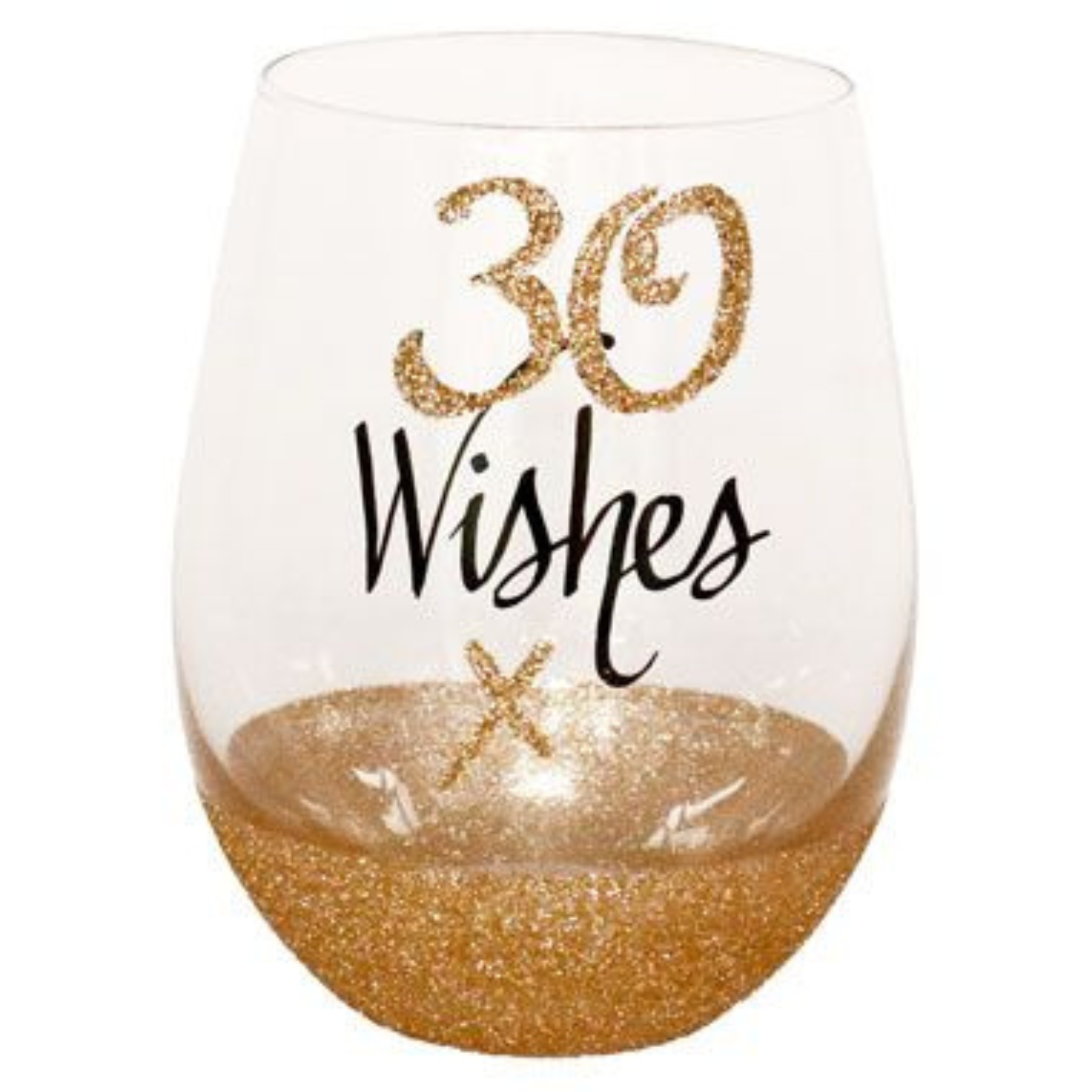 30 WISHES STEMLESS WINE GLASS