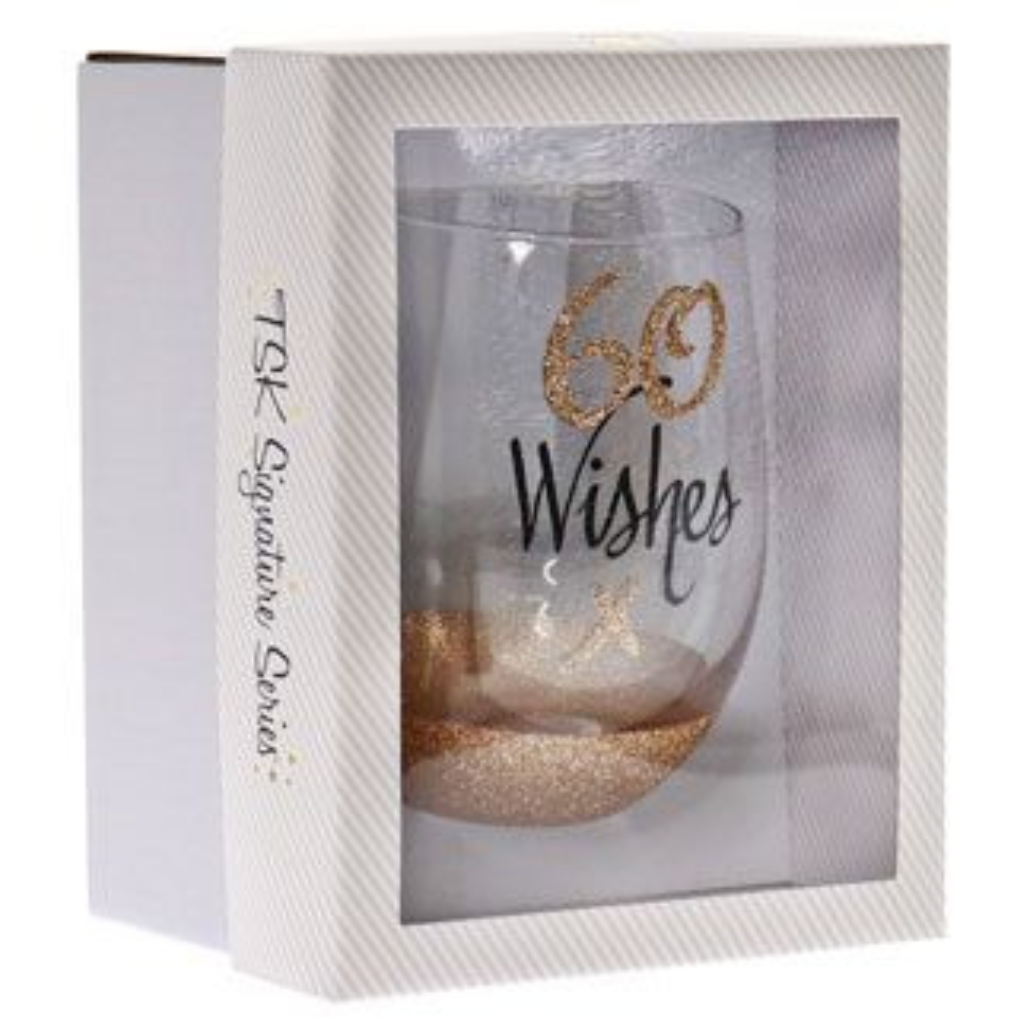 60 WISHES STEMLESS WINE GLASS